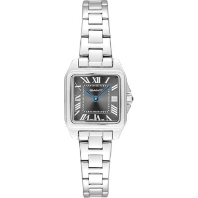 GANT Seneca Seneca Reloj de Pulsera para Mujer, Acero Inoxidable, Plata, Gris, Cuarzo, 22 mm, 3 ATM GANT Seneca Seneca Reloj de Pulsera para Mujer, Acero Inoxidable, Plata, Gris, Cuarzo, 22 mm, 3 ATM