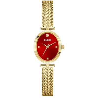 GUESS Ruby Reloj para Mujer (24 mm, Correa de Acero Inoxidable y protección contra el Agua de 3 Bares) GUESS Ruby Reloj para Mujer (24 mm, Correa de Acero Inoxidable y protección contra el Agua de 3 Bares)