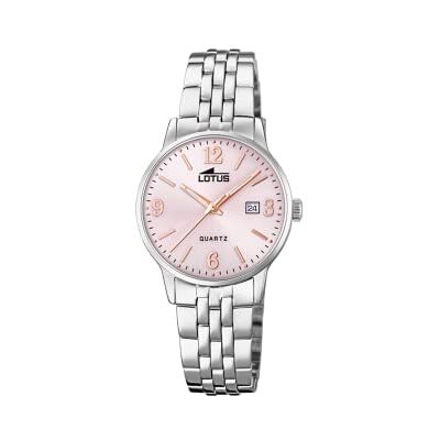 Lotus Reloj Mujer Analógico de Acero Inoxidable 316l Plateado Lotus Reloj Mujer Analógico de Acero Inoxidable 316l Plateado