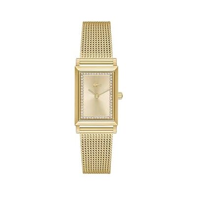 Lacoste Reloj De Movimiento De Cuarzo De Dos Manecillas para Mujer Colección Catherine con Correa de Malla de Acero Inoxidable de Color Dorado Lacoste Reloj De Movimiento De Cuarzo De Dos Manecillas para Mujer Colección Catherine con Correa de Malla de Acero Inoxidable de Color Dorado
