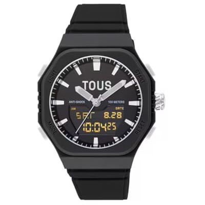 TOUS Watches Bet Reloj para Mujer Analógico/Digital de Cuarzo con Brazalete de Silicona 3000135700 TOUS Watches Bet Reloj para Mujer Analógico/Digital de Cuarzo con Brazalete de Silicona 3000135700