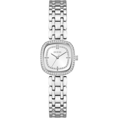 GUESS Reloj de Pulsera Hazel de Acero Inoxidable para Mujer, Plata, Moderno GUESS Reloj de Pulsera Hazel de Acero Inoxidable para Mujer, Plata, Moderno