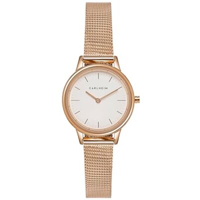 Carlheim Karin Petite Reloj para Mujer (28 mm), Color Rosa, Rose Gold, Clásico Carlheim Karin Petite Reloj para Mujer (28 mm), Color Rosa, Rose Gold, Clásico