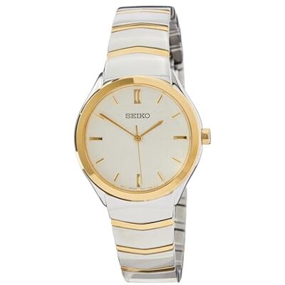 Seiko Reloj Analógico para Mujeres de Cuarzo japonés con Correa en Acero Inoxidable Seiko Reloj Analógico para Mujeres de Cuarzo japonés con Correa en Acero Inoxidable