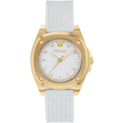 Versace Greca Pulse Swiss Made Reloj de Pulsera analógico de Cuarzo para Mujer Versace Greca Pulse Swiss Made Reloj de Pulsera analógico de Cuarzo para Mujer
