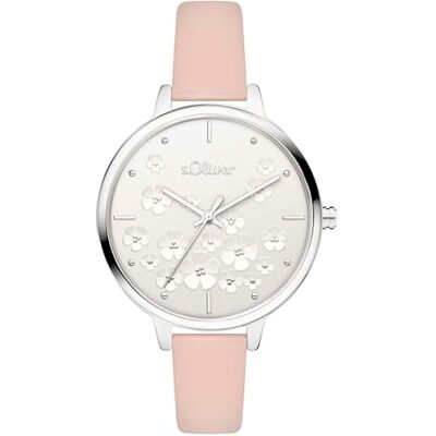 s.Oliver Reloj de Mujer – Redondo – Plata – 36 mm – Elegante Reloj de Mujer de Metal con Mecanismo de Cuarzo – Resistente al Agua 3 ATM – Resistente a los arañazos s.Oliver Reloj de Mujer – Redondo – Plata – 36 mm – Elegante Reloj de Mujer de Metal con Mecanismo de Cuarzo – Resistente al Agua 3 ATM – Resistente a los arañazos