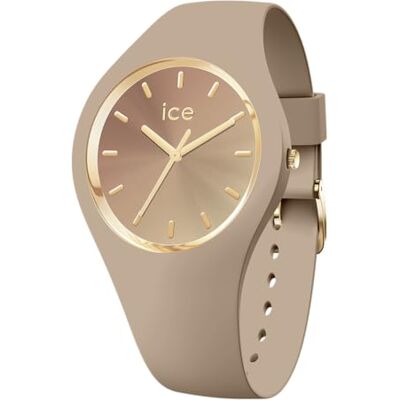 ICE-WATCH Ice Sunset Warm Taupe Reloj marrón para Mujer con Correa de Silicona (Medium) ICE-WATCH Ice Sunset Warm Taupe Reloj marrón para Mujer con Correa de Silicona (Medium)