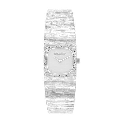 Calvin Reloj De Movimiento De Cuarzo De Dos Manecillas Plateada Colección Sophisticated Square con Correa de Acero Inoxidable Plateada Calvin Reloj De Movimiento De Cuarzo De Dos Manecillas Plateada Colección Sophisticated Square con Correa de Acero Inoxidable Plateada