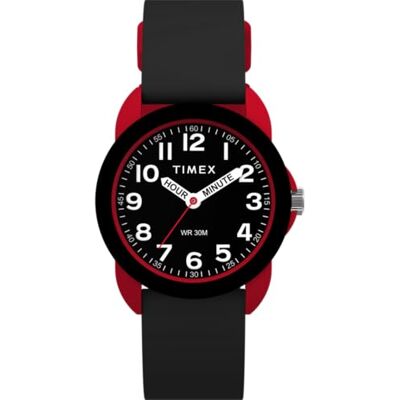 Timex Reloj Analógico para Unisex niños de Cuarzo con Correa en Silicona Timex Reloj Analógico para Unisex niños de Cuarzo con Correa en Silicona