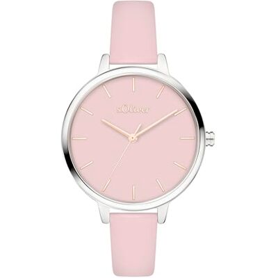 s.Oliver Reloj de Mujer – Redondo – Plata – 36 mm – Elegante Reloj de Mujer de Metal con Mecanismo de Cuarzo – Resistente al Agua 3 ATM – Resistente a los arañazos s.Oliver Reloj de Mujer – Redondo – Plata – 36 mm – Elegante Reloj de Mujer de Metal con Mecanismo de Cuarzo – Resistente al Agua 3 ATM – Resistente a los arañazos
