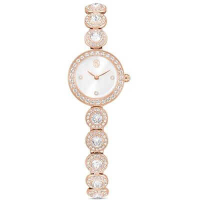 Swarovski Una Angelic Reloj, Pulsera De Cristal, Tono Oro Rosa, Acabado Tono Oro Rosa Swarovski Una Angelic Reloj, Pulsera De Cristal, Tono Oro Rosa, Acabado Tono Oro Rosa