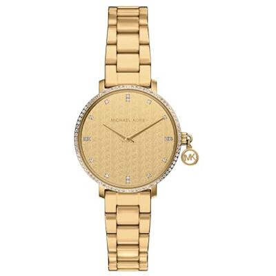Michael Kors Pyper Reloj de Acero Inoxidable en Tono Dorado de 32 mm para Mujer Michael Kors Pyper Reloj de Acero Inoxidable en Tono Dorado de 32 mm para Mujer