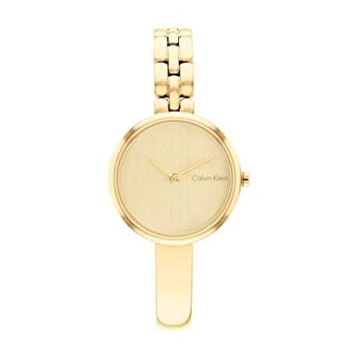 Calvin Reloj Analógico de Cuarzo para Mujer Colección Bangled con Pulsera de Acero Inoxidable en Plateado o Dorado Calvin Reloj Analógico de Cuarzo para Mujer Colección Bangled con Pulsera de Acero Inoxidable en Plateado o Dorado