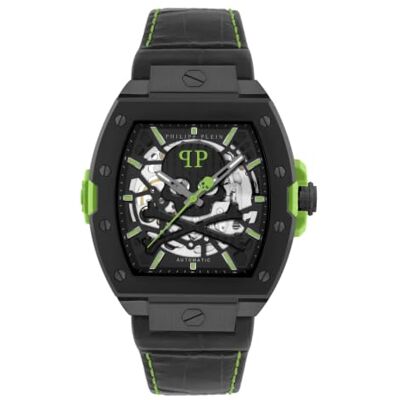 Philipp Plein Reloj de Pulsera analógico automático para Hombre The $Keleton 2.0 Philipp Plein Reloj de Pulsera analógico automático para Hombre The $Keleton 2.0
