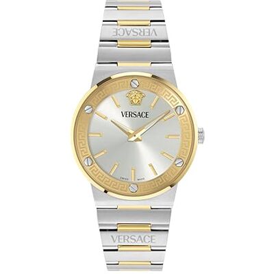 Versace Greca Logo Aereo Swiss Made Reloj de Pulsera analógico de Cuarzo para Hombre Versace Greca Logo Aereo Swiss Made Reloj de Pulsera analógico de Cuarzo para Hombre
