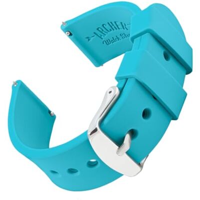 Archer Watch Straps Correas de Reloj de Silicona Suave de Liberación Rápida Archer Watch Straps Correas de Reloj de Silicona Suave de Liberación Rápida