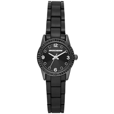 Skechers Reloj Análogico-Digital para Mujeres de Automático con Correa en Poliéster , 26 mm, Grafito y Blanco Skechers Reloj Análogico-Digital para Mujeres de Automático con Correa en Poliéster , 26 mm, Grafito y Blanco