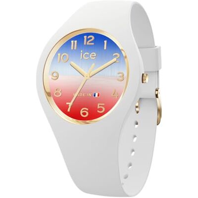 ICE-WATCH ICE cocorico Horizon sunset Reloj blanco para Mujer con Correa de silicona (Small +) ICE-WATCH ICE cocorico Horizon sunset Reloj blanco para Mujer con Correa de silicona (Small +)