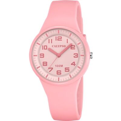 CALYPSO Reloj Mujer Analógico de Caucho Rosa CALYPSO Reloj Mujer Analógico de Caucho Rosa