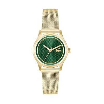 Lacoste Reloj con Movimiento de Cuarzo de Tres Manecillas para Mujer Colección Elyse con Correa de Malla de Acero Inoxidable de Color Dorado Lacoste Reloj con Movimiento de Cuarzo de Tres Manecillas para Mujer Colección Elyse con Correa de Malla de Acero Inoxidable de Color Dorado