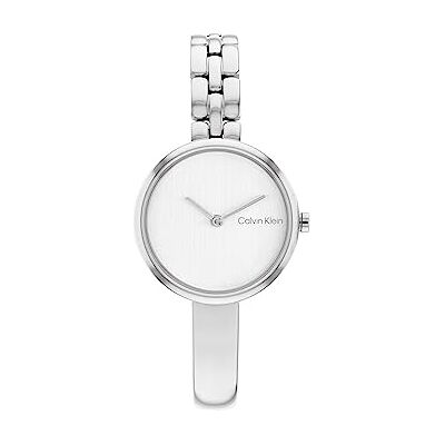 Calvin Reloj Analógico de Cuarzo para Mujer Colección Bangled con Pulsera de Acero Inoxidable en Plateado o Dorado Calvin Reloj Analógico de Cuarzo para Mujer Colección Bangled con Pulsera de Acero Inoxidable en Plateado o Dorado