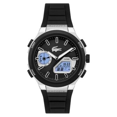 Lacoste Reloj multifunción analógico-Digital de Cuarzo de la colección LC33 con Correa de Silicona – Disponible para Hombre y Mujer Lacoste Reloj multifunción analógico-Digital de Cuarzo de la colección LC33 con Correa de Silicona – Disponible para Hombre y Mujer
