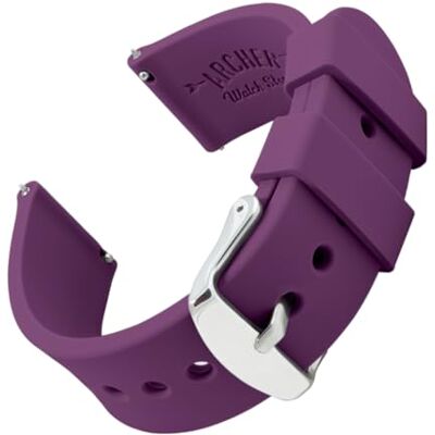 Archer Watch Straps Correas de Reloj de Silicona Suave de Liberación Rápida Archer Watch Straps Correas de Reloj de Silicona Suave de Liberación Rápida