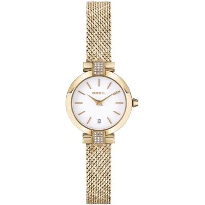 BREIL , Colección Soul, Reloj para Mujer Fabricado en Acero, Movimiento de Cuarzo Only Time, Resistente al Agua, Longitud Ajustable 13,5-19 cm, Cierre Desplegable con Botones, Caja de 25 mm, Plata BREIL , Colección Soul, Reloj para Mujer Fabricado en Acero, Movimiento de Cuarzo Only Time, Resistente al Agua, Longitud Ajustable 13,5-19 cm, Cierre Desplegable con Botones, Caja de 25 mm, Plata