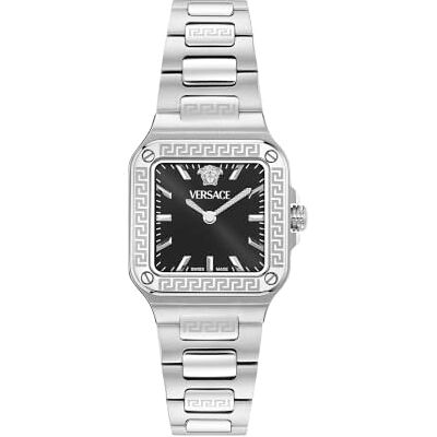 Versace Greca Edge Swiss Made Reloj de Pulsera analógico de Cuarzo para Mujer Versace Greca Edge Swiss Made Reloj de Pulsera analógico de Cuarzo para Mujer