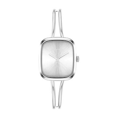 Calvin Reloj De Movimiento De Cuarzo De Dos Manecillas para Mujer Colección CK ADORE con Correa de Acero Inoxidable Plateada Calvin Reloj De Movimiento De Cuarzo De Dos Manecillas para Mujer Colección CK ADORE con Correa de Acero Inoxidable Plateada