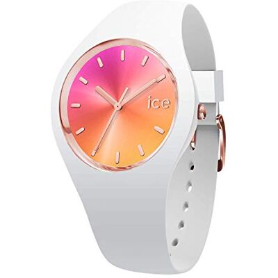 ICE-WATCH ICE sunset California Reloj blanco para Mujer con Correa de silicona 0 (Medium) ICE-WATCH ICE sunset California Reloj blanco para Mujer con Correa de silicona 0 (Medium)