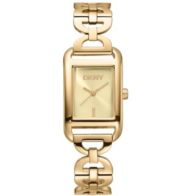 DKNY Reloj de Cuarzo Abierto Enlace Cuadrado Reloj Cuarzo 3 ATM DKNY Reloj de Cuarzo Abierto Enlace Cuadrado Reloj Cuarzo 3 ATM