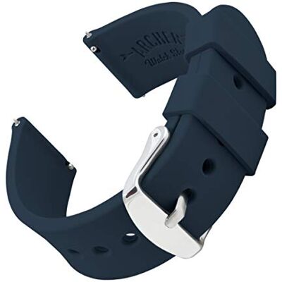 Archer Watch Straps Correas de Reloj de Silicona Suave de Liberación Rápida Archer Watch Straps Correas de Reloj de Silicona Suave de Liberación Rápida