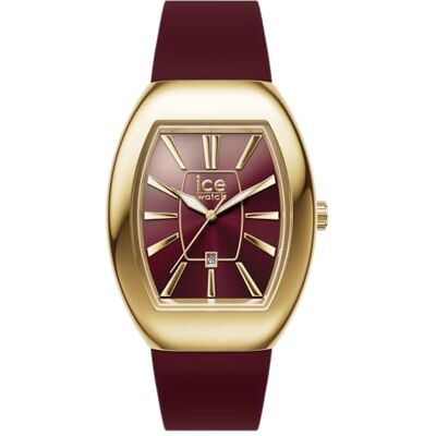 ICE-WATCH Ice boliday Women Dome Steel Cherry Metal Reloj Dorado para Mujer con Correa de Silicona (Small) ICE-WATCH Ice boliday Women Dome Steel Cherry Metal Reloj Dorado para Mujer con Correa de Silicona (Small)