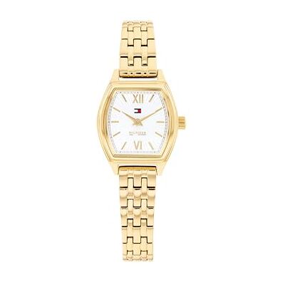 Tommy Hilfiger Reloj De Movimiento De Cuarzo De Dos Manecillas de Color Dorado con Correa de Acero Inoxidable de Color Dorado Tommy Hilfiger Reloj De Movimiento De Cuarzo De Dos Manecillas de Color Dorado con Correa de Acero Inoxidable de Color Dorado