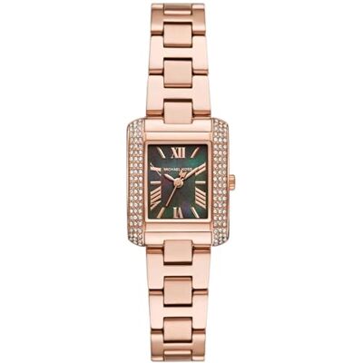 Michael Kors Reloj Emery para Mujer, Movimiento de Cuarzo a Tres Agujas con Correa de Acero Inoxidable, 22 mm, Tono Dorado Rosa Michael Kors Reloj Emery para Mujer, Movimiento de Cuarzo a Tres Agujas con Correa de Acero Inoxidable, 22 mm, Tono Dorado Rosa