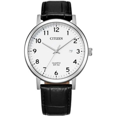 Citizen Men's Analogue Quartz Watch with Leather Strap Citizen Men's Analogue Quartz Watch with Leather Strap