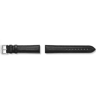 Thomas Sabo Correa de piel para reloj de mujer (20 mm), color negro Thomas Sabo Correa de piel para reloj de mujer (20 mm), color negro