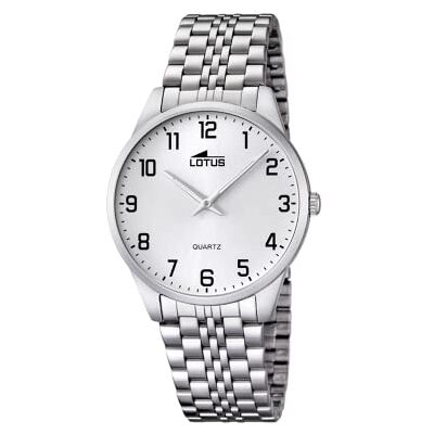 Lotus Reloj Hombre Analógico de Acero Inoxidable 316l Plateado Lotus Reloj Hombre Analógico de Acero Inoxidable 316l Plateado
