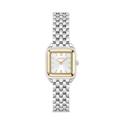 Boss Reloj De Movimiento De Cuarzo De Dos Manecillas para Mujer Colección MAE Petite con Correa de Acero Inoxidable Plateada Boss Reloj De Movimiento De Cuarzo De Dos Manecillas para Mujer Colección MAE Petite con Correa de Acero Inoxidable Plateada