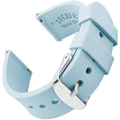 Archer Watch Straps Correas de Reloj de Silicona Suave de Liberación Rápida Archer Watch Straps Correas de Reloj de Silicona Suave de Liberación Rápida