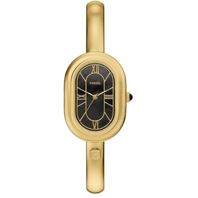 Fossil Sloan Reloj de Acero Inoxidable Dorado de 24 mm para Mujer Fossil Sloan Reloj de Acero Inoxidable Dorado de 24 mm para Mujer