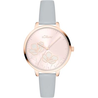 s.Oliver Reloj de Mujer – Redondo – Oro Rosa – 34 mm – Elegante Reloj de Mujer de Metal con Mecanismo de Cuarzo – Resistente al Agua 3 ATM – Resistente a los arañazos s.Oliver Reloj de Mujer – Redondo – Oro Rosa – 34 mm – Elegante Reloj de Mujer de Metal con Mecanismo de Cuarzo – Resistente al Agua 3 ATM – Resistente a los arañazos