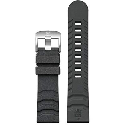 Luminox Correa de reloj , negro/plateado, buceador Luminox Correa de reloj , negro/plateado, buceador