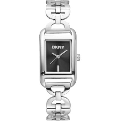 DKNY Reloj de Cuarzo Abierto Enlace Cuadrado Reloj Cuarzo 3 ATM DKNY Reloj de Cuarzo Abierto Enlace Cuadrado Reloj Cuarzo 3 ATM