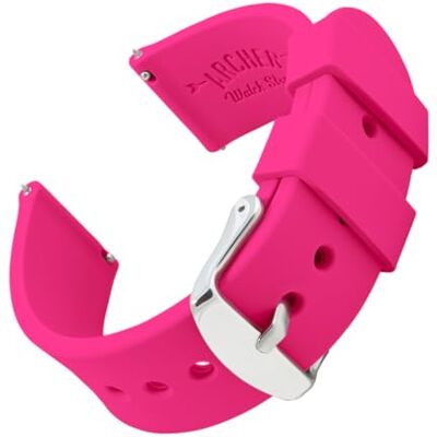 Archer Watch Straps Correas de Reloj de Silicona Suave de Liberación Rápida Archer Watch Straps Correas de Reloj de Silicona Suave de Liberación Rápida