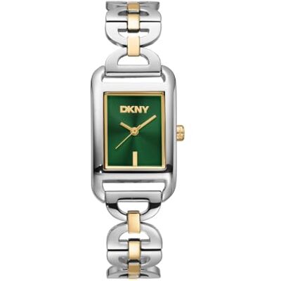 DKNY Reloj de Cuarzo Abierto Enlace Cuadrado Reloj Cuarzo 3 ATM DKNY Reloj de Cuarzo Abierto Enlace Cuadrado Reloj Cuarzo 3 ATM