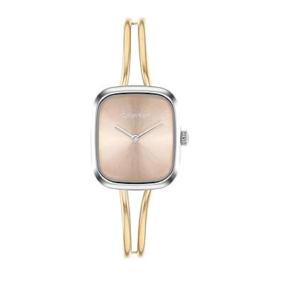 Calvin Reloj De Movimiento De Cuarzo De Dos Manecillas para Mujer Colección CK ADORE con Correa de Acero Inoxidable de Color Dorado Calvin Reloj De Movimiento De Cuarzo De Dos Manecillas para Mujer Colección CK ADORE con Correa de Acero Inoxidable de Color Dorado