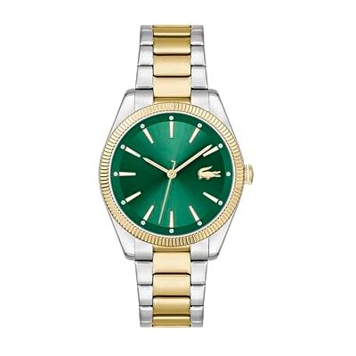 Lacoste Reloj con Movimiento de Cuarzo de Tres Manecillas para Mujer Colección Capucine con Correa de Acero Inoxidable Bicolor Lacoste Reloj con Movimiento de Cuarzo de Tres Manecillas para Mujer Colección Capucine con Correa de Acero Inoxidable Bicolor