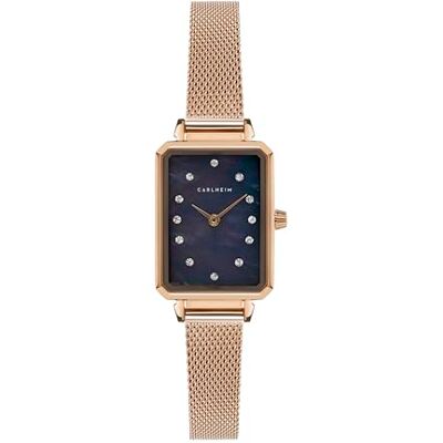 Carlheim Reloj Analógico para Mujeres de Cuarzo japonés con Correa en Acero Inoxidable Carlheim Reloj Analógico para Mujeres de Cuarzo japonés con Correa en Acero Inoxidable
